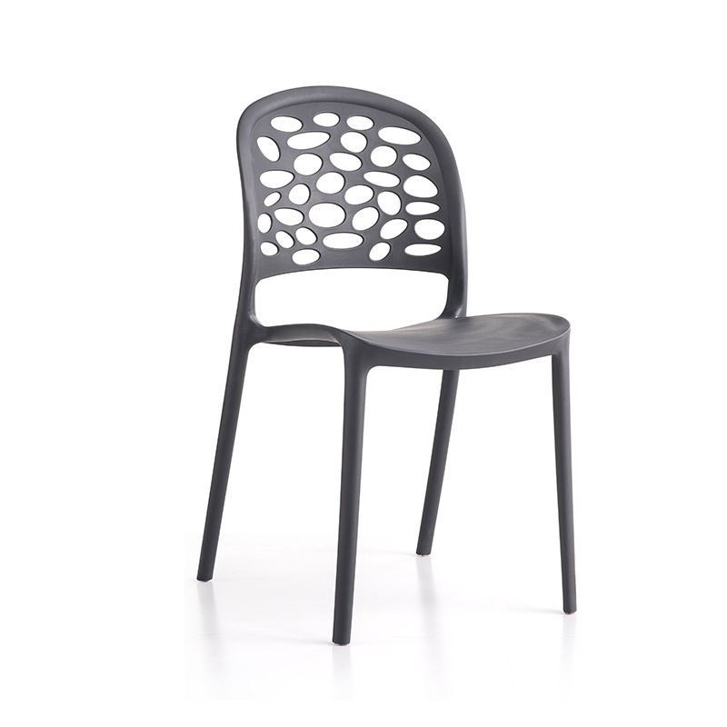 Ristorante moderno all\'ingrosso all\'ingrosso impilabile in plastica colorata sedie da pranzo a braccio per ristorante